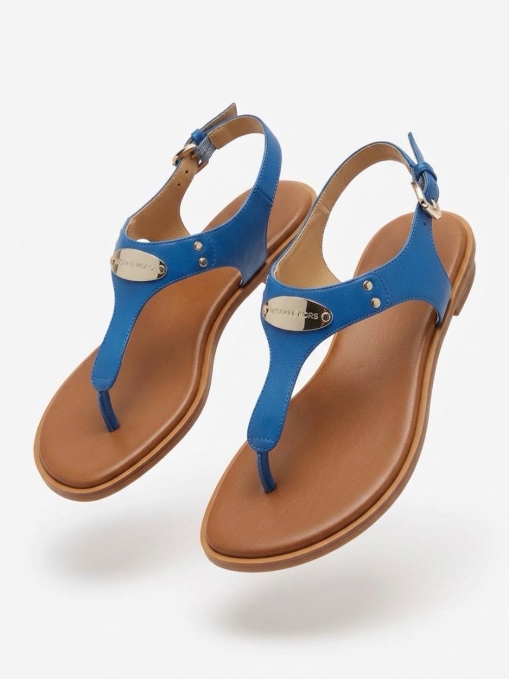MICHAEL Michael Kors Blue T‑Strap Sandals - size 8 🌟